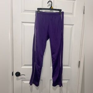 Soffe Purple Athletic Joggers Junior Size S Cheer Practice Drawstring Waist‎